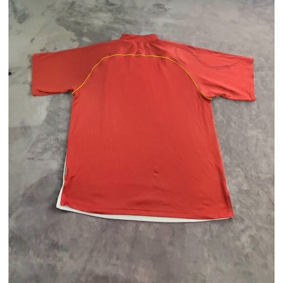 Nike Vintage USC Trojans Sz XL Embroidered WHITE Red Polo 1/4 Zip Mens Team C25 - Picture 9 of 10